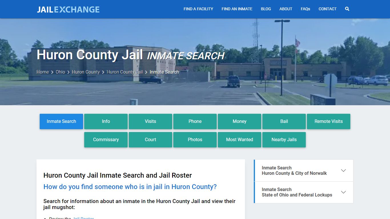 Inmate Search: Roster & Mugshots - Huron County Jail, OH